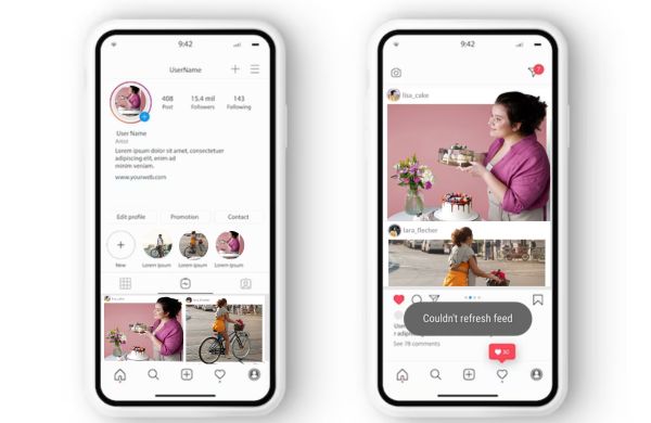 Can't Refresh Feed on Instagram
