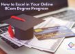 Online BCom Degree Program